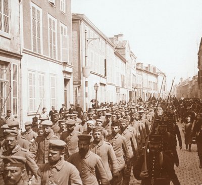 Gevangenen, Chalons, Noord-Frankrijk, c1914-c1918 door Unbekannt