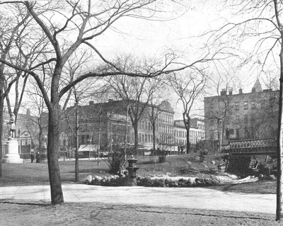 Openbare Plein, Cleveland, Ohio, VS, c1900 door Unbekannt