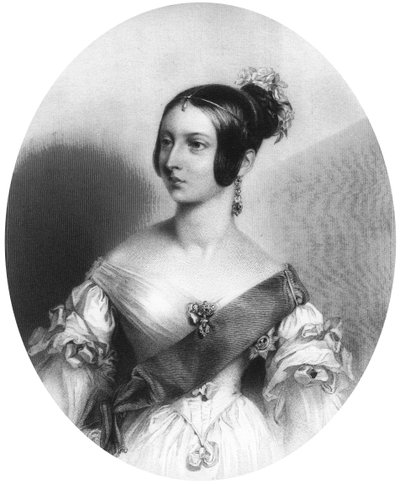 Koningin Victoria als jong meisje, ca. 1830s door Unbekannt