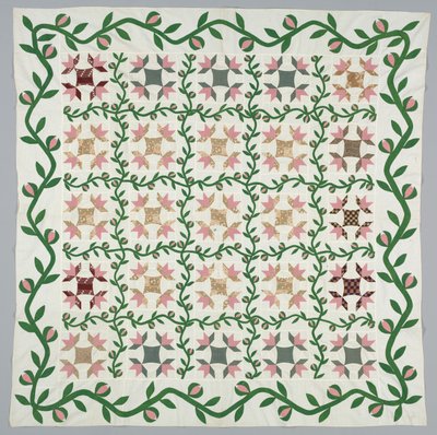 Quilt deksel, ca. 1857 door Unbekannt