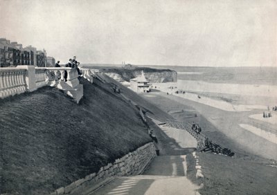 Roker - Het strand, vanaf het terras, 1895 door Unbekannt