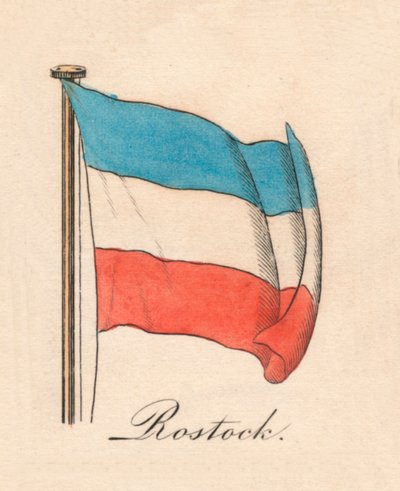 Rostock, 1838 door Unbekannt