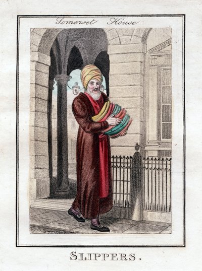 Pantoffels, Somerset House, Londen, 1805 door Unbekannt