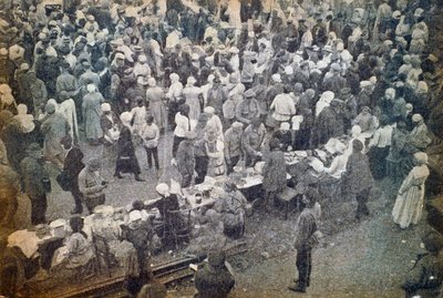 Smolensk Markt, Moskou, USSR, 1920s door Unbekannt