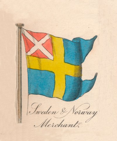 Zweden & Noorwegen Koopman, 1838 door Unbekannt