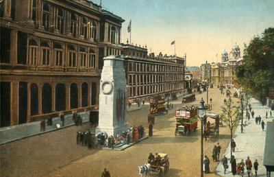 Het Cenotaaf, Whitehall, Londen, c1920 door Unbekannt