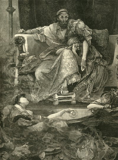 De dood van Sardanapalus, 1890 door Unbekannt