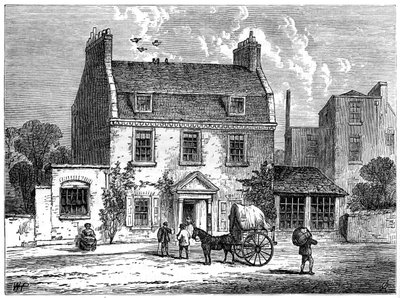 The Farthing Pie House, Londen, 1820-1891 door Unbekannt