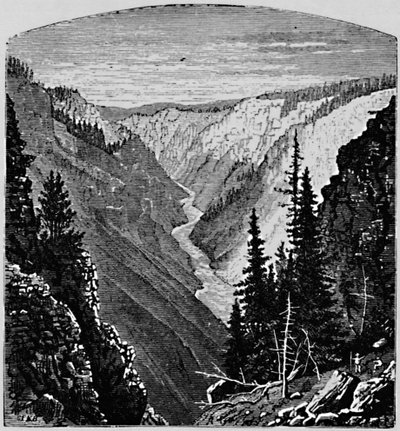 De Grand Canyon, 1883 door Unbekannt