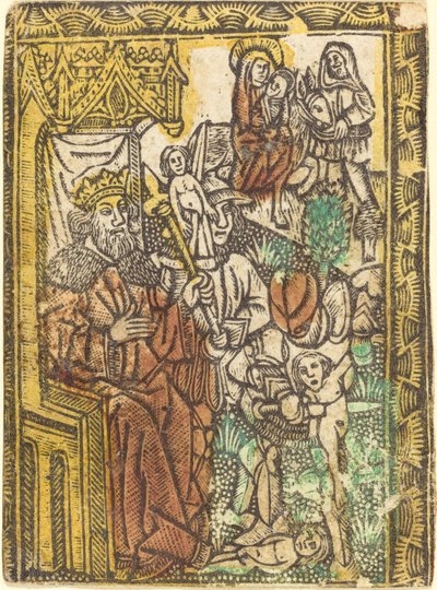 De Kindermoord, ca. 1470-1480 door Unbekannt