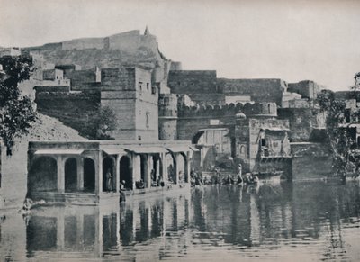 De Padam Sagar Tank in Jodhpur, 1936 door Unbekannt