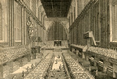 Het Koninklijk Banket in Guildhall, 1761, 1897 door Unbekannt