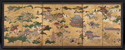 Uitzichten van Kyoto, 1600s door Unbekannt