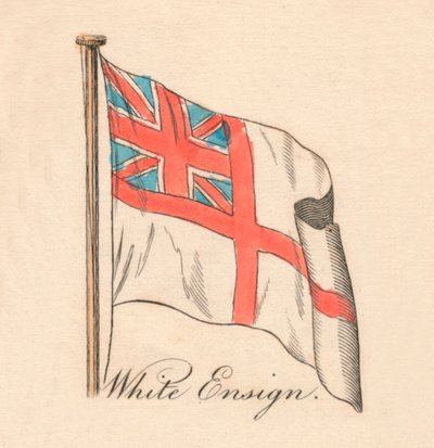 Witte Ensign, 1838 door Unbekannt