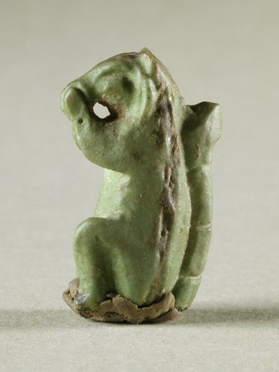 Faience eekhoorn, Harappa, 2300-1750 v.Chr. door Unbekannt Unbekannt