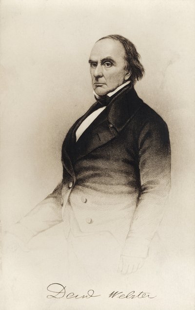 Daniel Webster - portret door Unbekannter Künstler