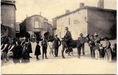 Ezel toren rond 1900, Carcassonne (ansichtkaart) door Unbekannter Künstler