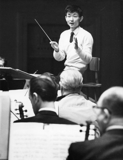 Seiji Ozawa in Carnegie Hall door Benjamin Baud