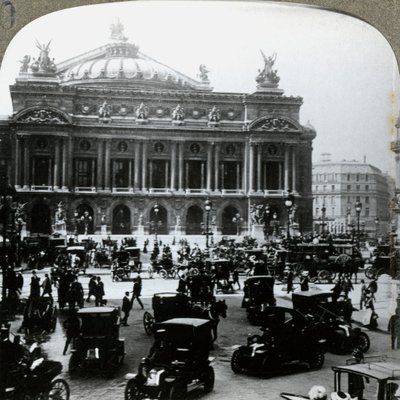 Grand Opera House, Parijs, ca. 1900s door Underwood and Underwood