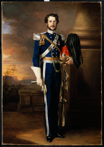 Een niet-geïdentificeerde officier door Unknown artist