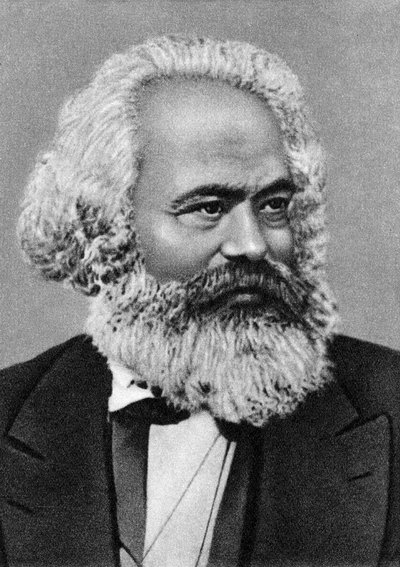 Portret van Karl Marx door Unknown artist