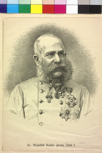 Keizer van Oostenrijk Franz Joseph I door Unknown artist