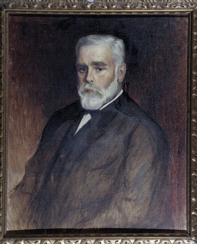 Ludvig Nobel, broer van Alfred Nobel door Unknown artist