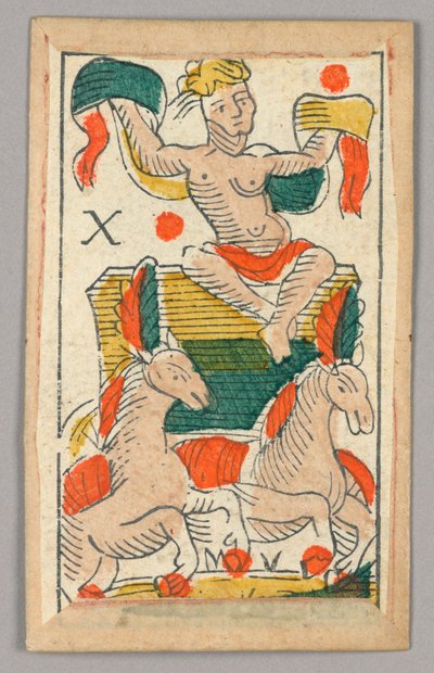 Minchiate (Tarot) speelkaart door Unknown artist