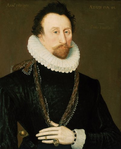 Sir John Hawkins (1532-1595) door Unknown artist