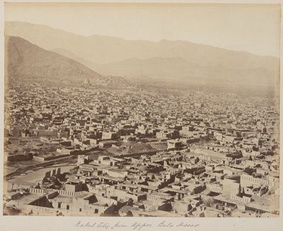 Stad Kabul, 1880 door Unknown