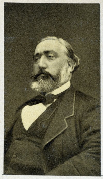 Léon Gambetta in 1881 door Unknown photographer