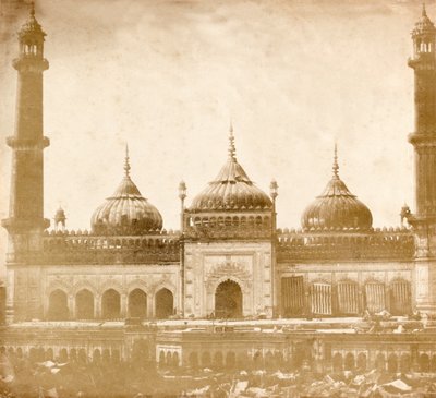 De Grote Imambara, Lucknow, India door Unknown photographer