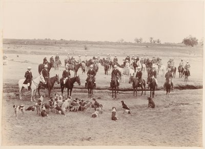 De Peshawar Vale Hunt, 1896 door Unknown photographer