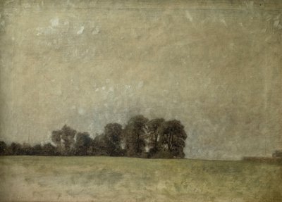 Landschap, 1909 door Vilhelm Hammershoi