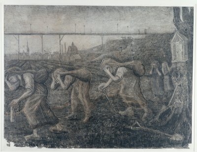 De dragers van de last, 1881. door Vincent van Gogh