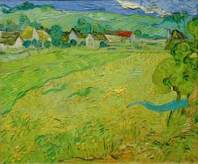 Uitzicht op Les Vessenots bij Auvers door Vincent van Gogh