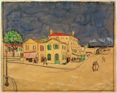 Het gele huis door Vincent van Gogh