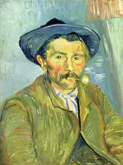 Man die rookt door Vincent van Gogh