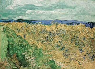 Korenveld met korenbloemen, Auvers-sur-Oise door Vincent van Gogh