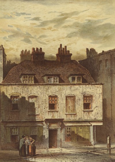 Oude huizen, Dyott Street, Bloomsbury door Waldo Sargeant