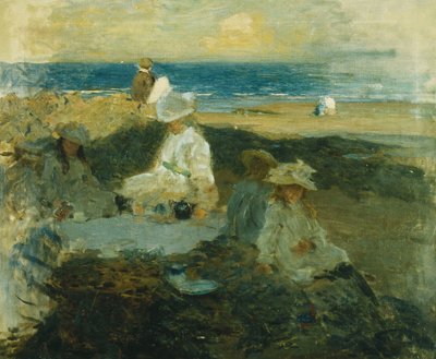 Op het Strand, ca.1903 door Walter Frederick Osborne