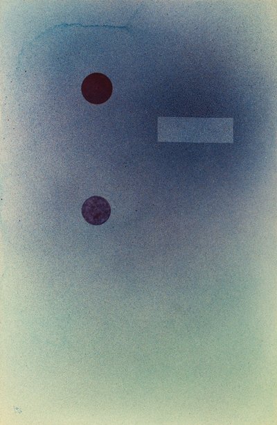 Zwei zu Eins, 1933 door Wassily Kandinsky