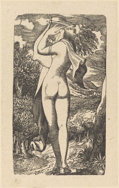 Bacchante door Welby Sherman after Edward Calvert