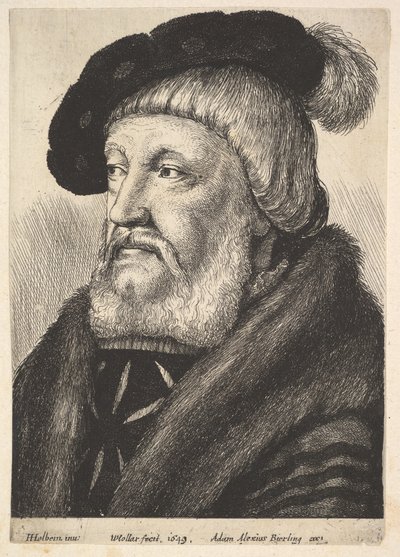 Sir William Butts, 1649 door Wenceslaus Hollar