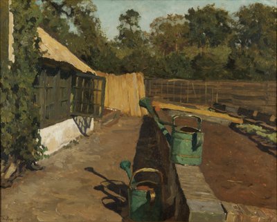 Groentetuin bij Ewijkshoeve, 1895 door Willem Bastiaan Tholen