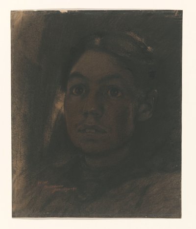 Portret van Martha van Eeden-van Vloten door Willem Arnoldus Witsen