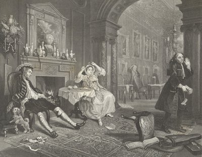 Marriage a la Mode door William (after) Hogarth