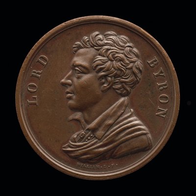 Lord Byron, 1788-1824, Dichter (voorzijde) door William Binfield