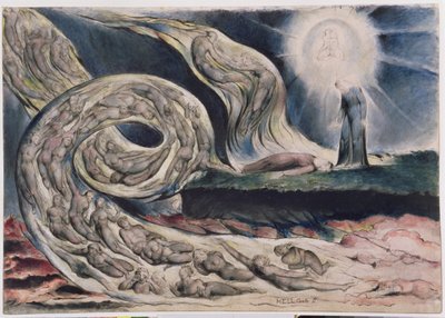 De Cirkel van de Wellustigen door William Blake