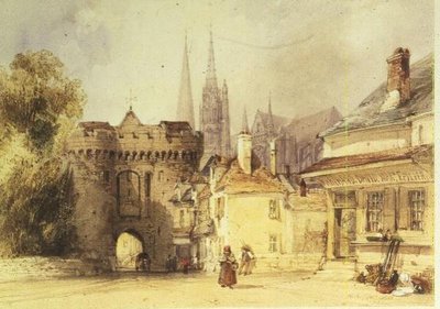 De Guillaumepoort, Chartres door William Callow